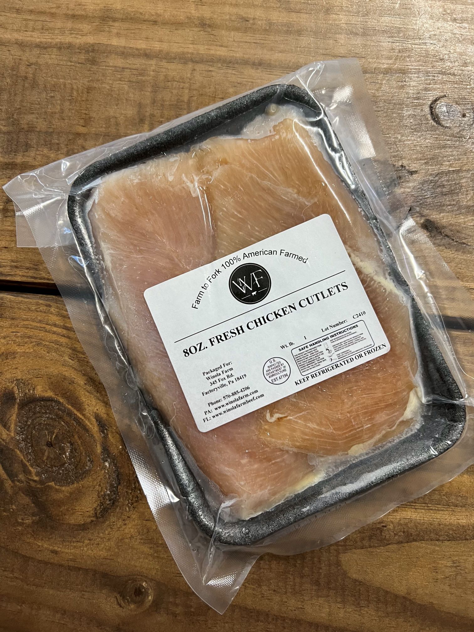 CHICKEN CUTLET/BREAST FILLET WINOLA FARM LLC