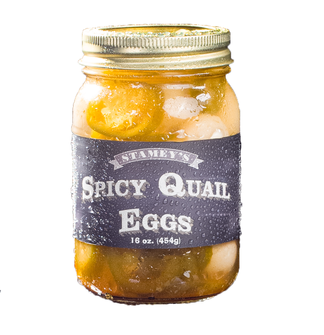 Spicy quial eggs winola farm beef